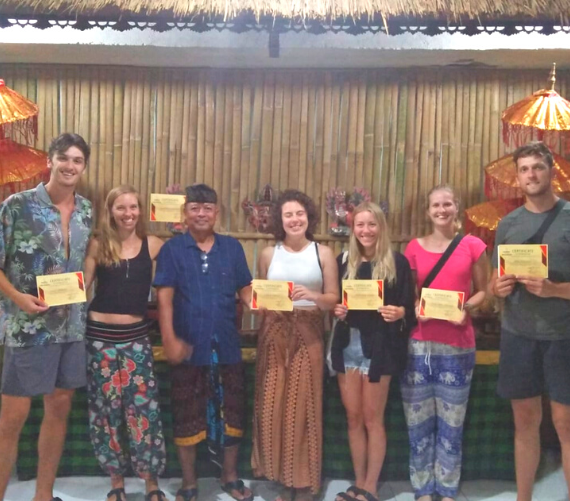 Certified of Cooking Class at Bali Manggang 